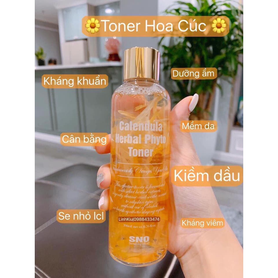 🌸🌸 Toner Hoa Cúc SNO Calendula Herbal Phyto