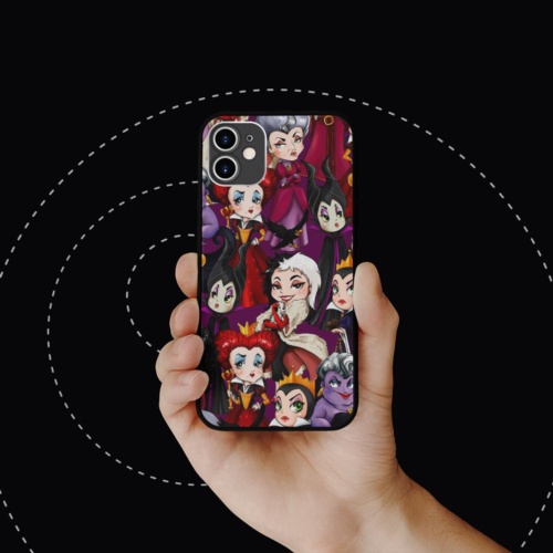 Ốp lưng iphone SAMSUNG hình black fairy tails collage art minimalism hình hoa  cho các dòng iPhone PAP20210661