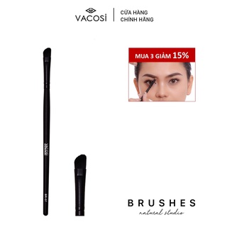Cọ tán & temp chân mày vát xéo lông mềm vacosi - br07
