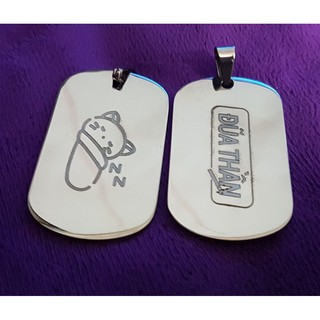 Dây chuyền thẻ bài dogtag 12 Con Giáp