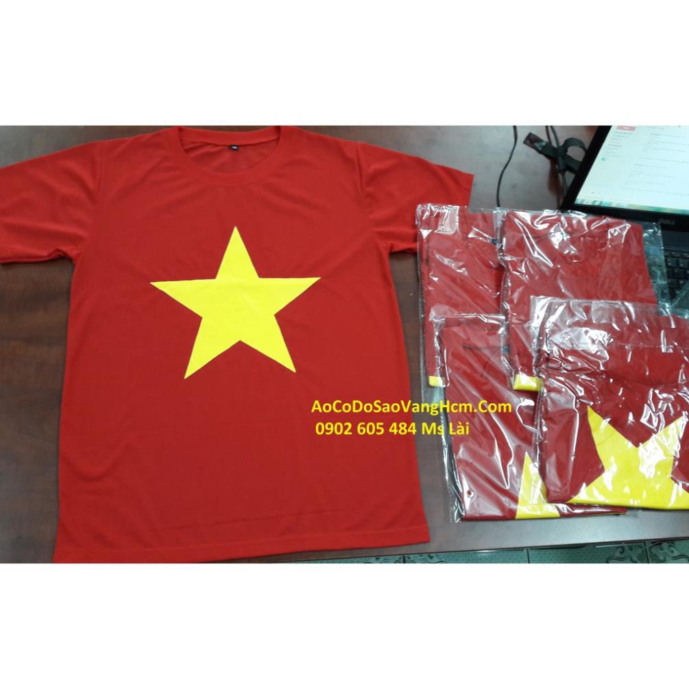 Áo thun cờ Việt Nam Áo Cờ Đỏ Sao Vàng Chất ĐẸP 😍