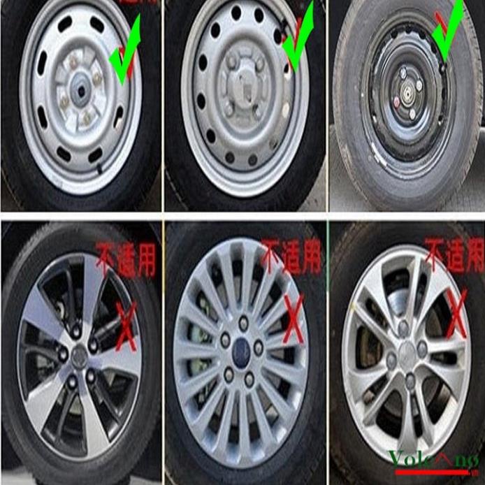 Ốp Lazang 12 inch - chụp mâm 12 inch