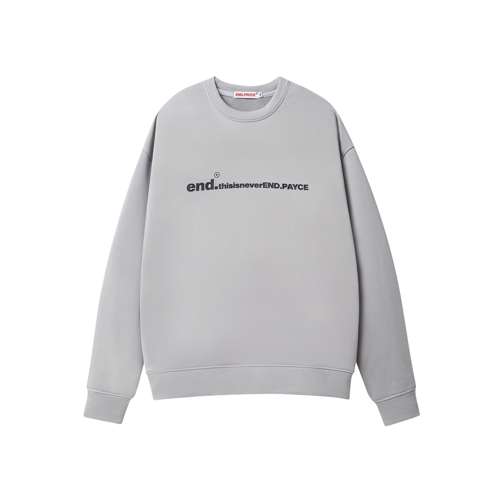 Áo khoác end.payce® " BASIC " SWEATER / SILVER