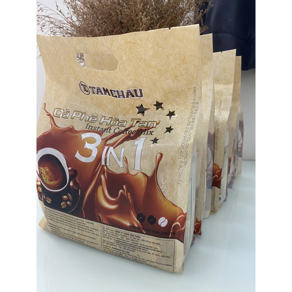 Combo 5 bịch Cà phê hoà tan 3 in 1 Tâm Châu 850G/ 1 bịch | BigBuy360 - bigbuy360.vn
