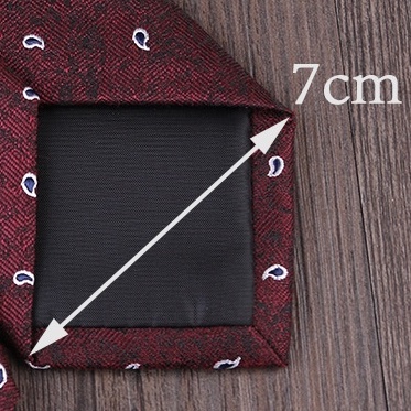 Cravat Nam cỡ trung 7cm cao cấp nhiều mẫu lựa chọn, cà vạt chú rể, Cavat dự tiệc, Calavat công sở CV-7135