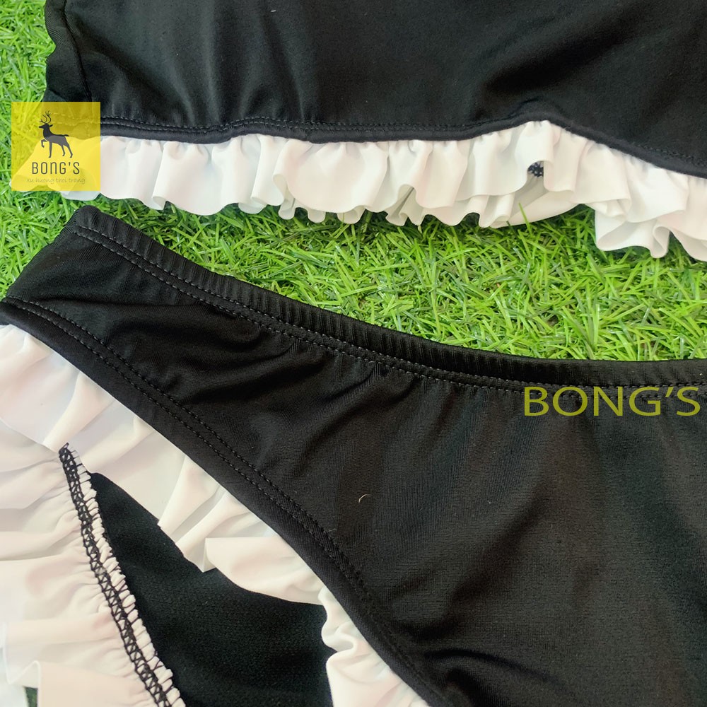 Bikini 2 mảnh tiểu thư - Bikini nhún bèo siêu cưng (Ảnh thật shop chụp) | BigBuy360 - bigbuy360.vn