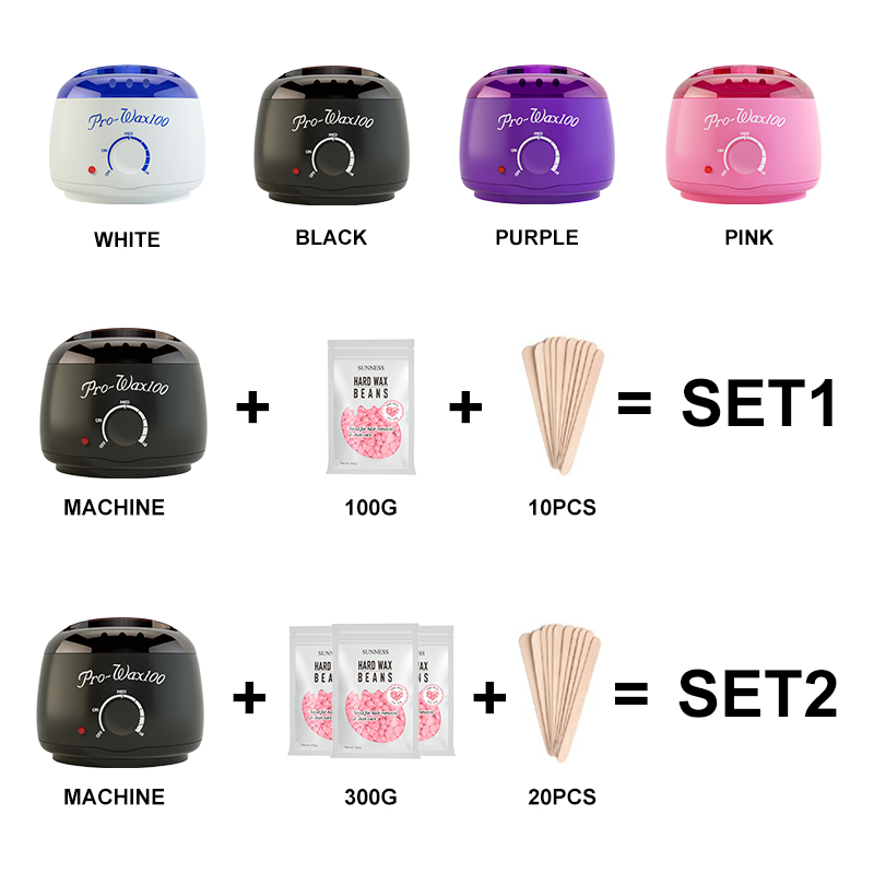 (Hàng Mới Về) SUNESS Nồi Nấu Sáp Wax Lông Chuyên Dùng Triệt Lông Cơ Thể 220V 500g