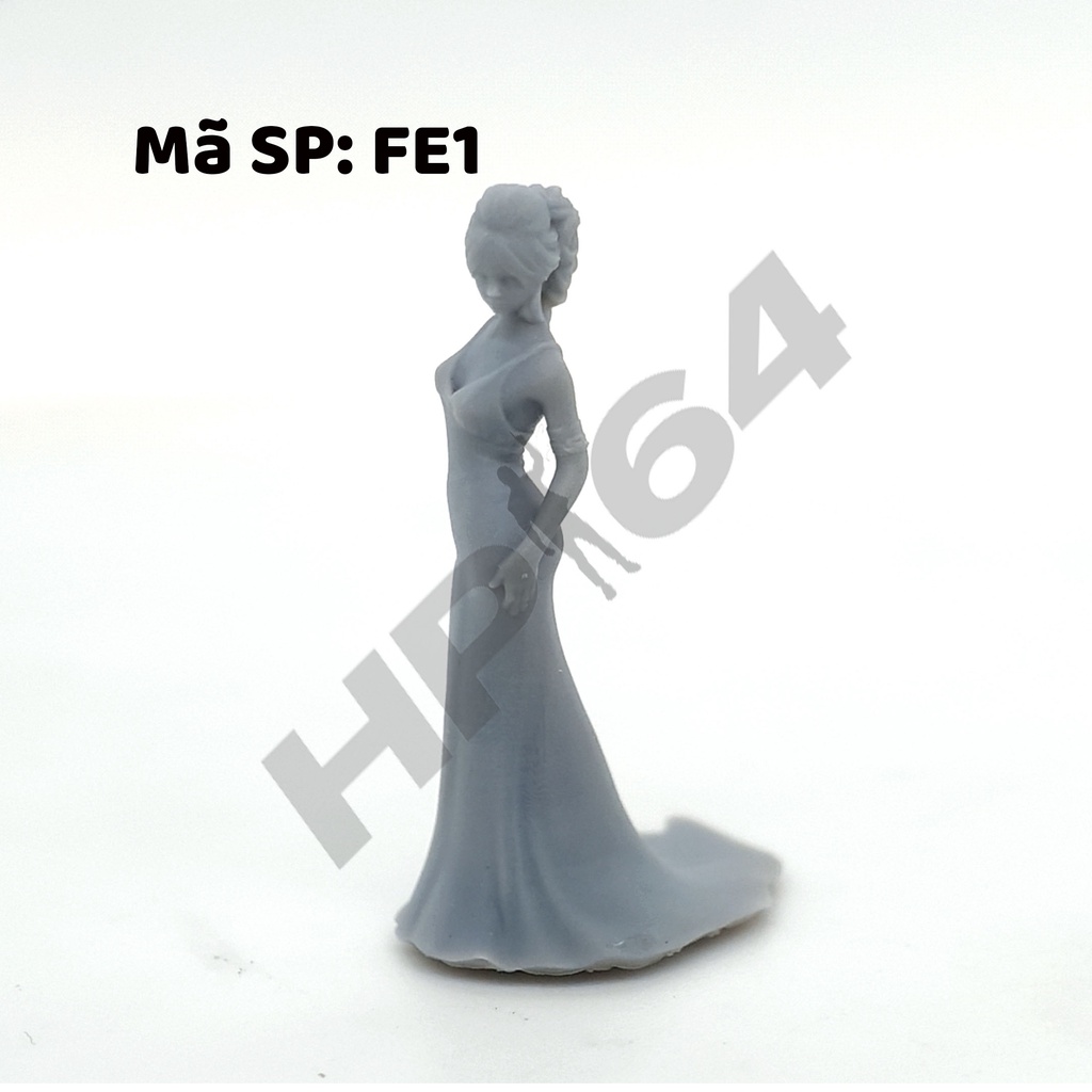 Mô hình nhân vật thô chưa sơn tỉ lệ 1/64 Female Event