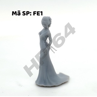 Mô hình nhân vật thô chưa sơn tỉ lệ 1/64 Female Event