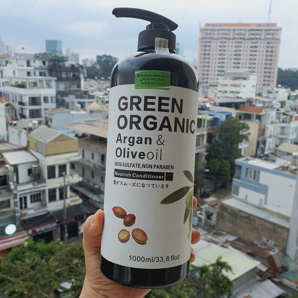 LẺ DẦU GỘI HOẶC DẦU XẢ GREEN ORGANIC HƯƠNG NƯỚC HOA 500ML - 1000ML