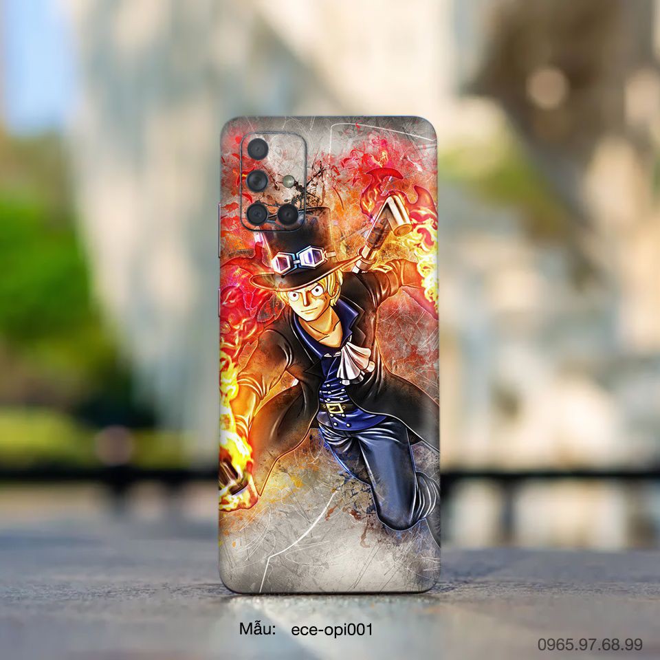 Skin dán điện thoại Samsung in hình One Piece (inbox mã máy cho Shop)