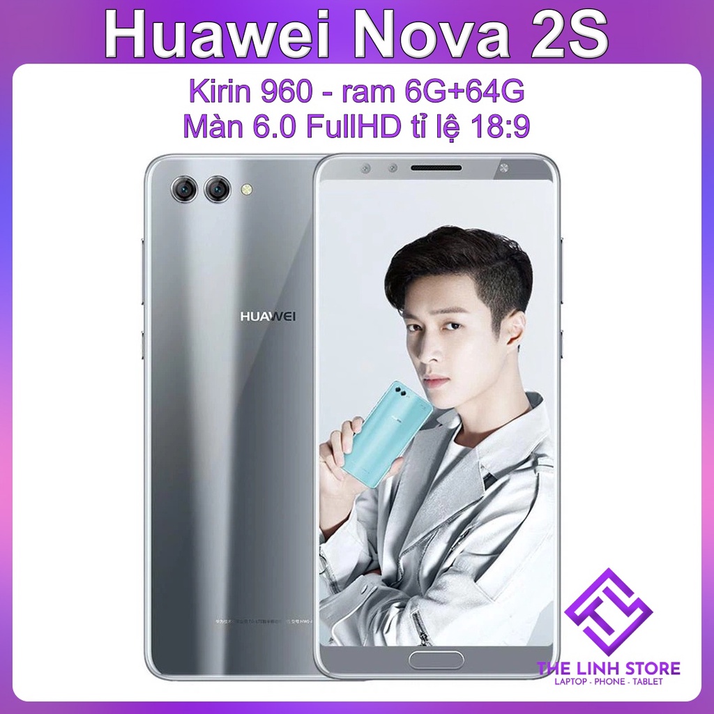 Điện thoại Huawei Nova 2S màn 6.0 - Kirin 960 ram 4G 64G