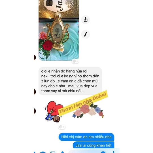 [Freeship_xả kho] Tinh dầu nước hoa nội địa dubai JAZI_HƯƠNG THƠM của người THÀNH ĐẠT_Lôi cuốn_Sexy_Quyến Rũ | Thế Giới Skin Care