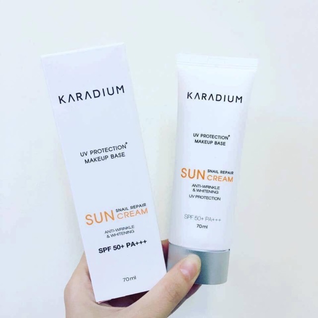 (MẪU MỚI) KEM CHỐNG NẮNG KARADIUM SNAIL REPAIR SUN CREAM