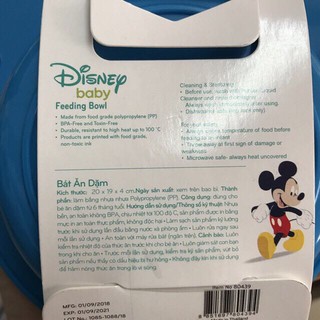 Bát Ăn Dặm Disney Mickey DN80439/DN80438