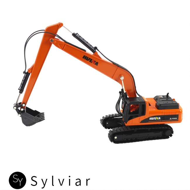 Mô hình xe cần cẩu HUINA 1522 1:50 bằng hợp kim tỉ lệ 1:50 xe đua xe đạp