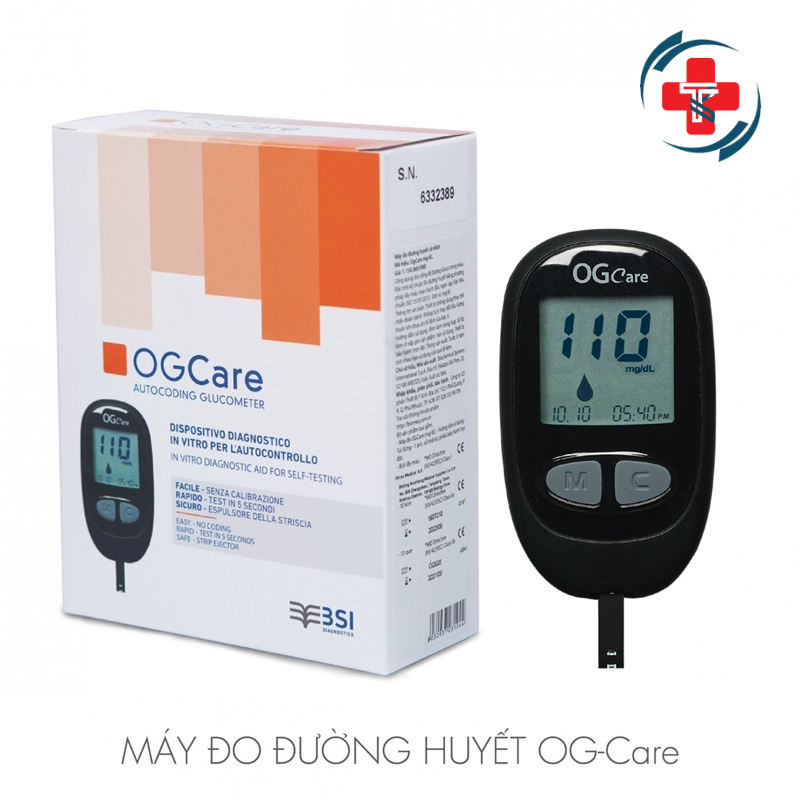 Máy đo đường huyết OGCARE hàng chính hãng