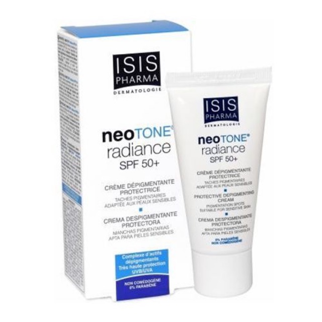 Kem dưỡng ẩm trắng da, chống nắng Neotone Radiance SPF50+ Isis Pharma 30ml