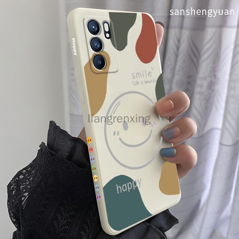 Ốp Điện Thoại Silicone Mềm Màu Trơn Cho oppo reno 6 oppo a16 oppo reno 6z 5g reno6 z 5g