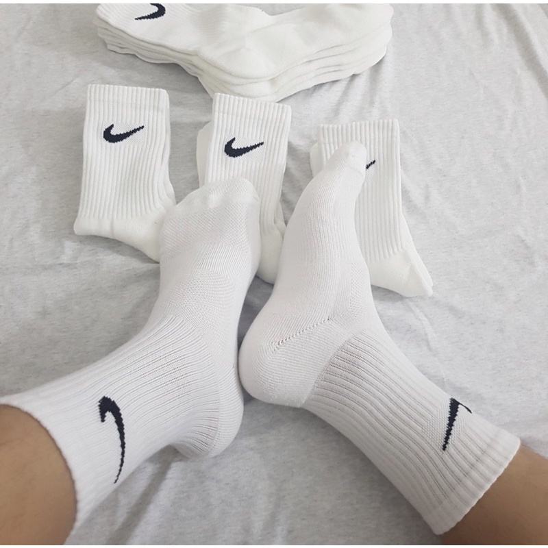 Tất / Vớ cổ cao nam nữ nike  Vớ đá banh thể thao dệt kim loại  dày dặn, thấm hút  mồ hôi, mềm mịn thoải mái
