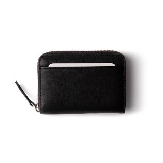 VÍ KHÓA KÉO Nhỏ Gọn Tiện Lợi Mini ZIP Da Saffiano Nhập Khẩu Cao Cấp Chống Thấm Nước Nam Nữ ⚡ *