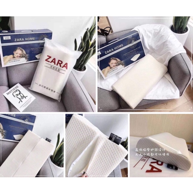 GỐI CAO SU NON ZARA HOME