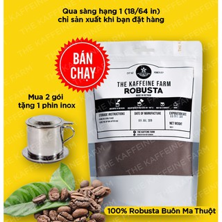 [500g] Cà phê Robusta bột xay sẵn - The Kaffeine Farm