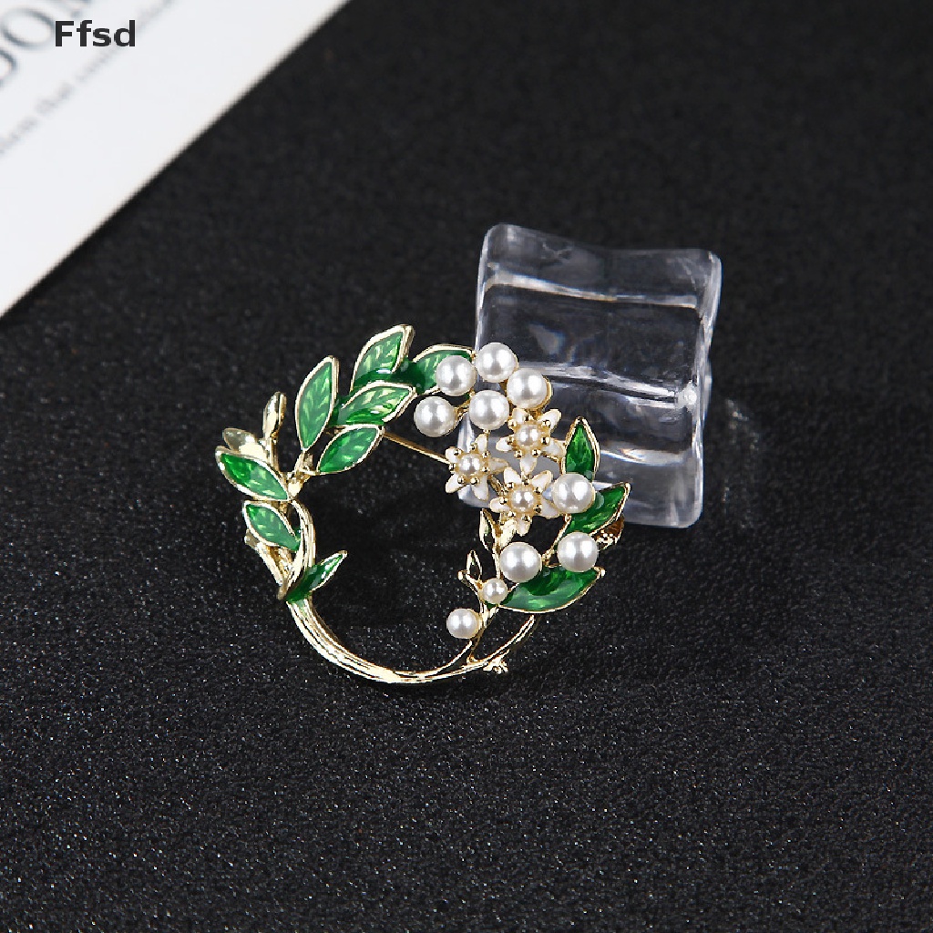 Cài áo thiết kế thời trang nhỏ giọt dầu đính ngọc trai nhân tạo chất lượng cao