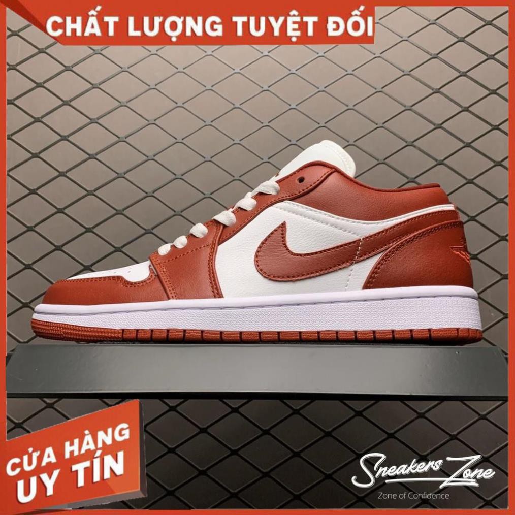 (FREESHIP+HỘP+QUÀ) Giày thể thao AIR JORDAN 1 Low Gym Red White màu đỏ trắng thấp cổ cực đẹp cho cả nam và nữ ʹ