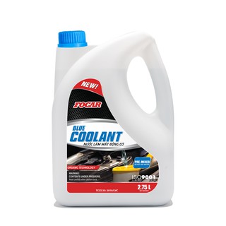 Nước làm mát động cơ ô tô FOCAR Blue Coolant 4L