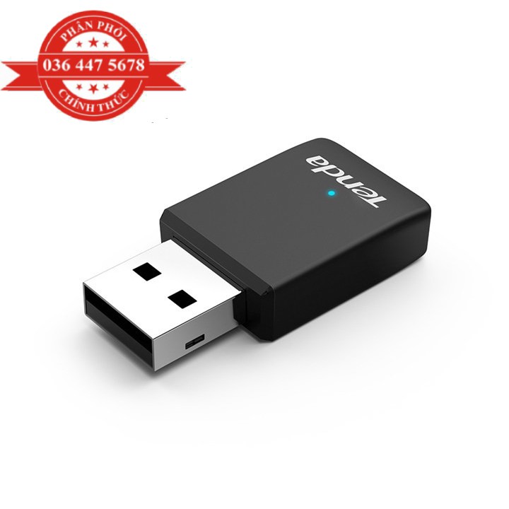 Tenda USB kết nối Wifi U9 chuẩn AC tốc độ 650Mbps - Chính Hãng Microsun