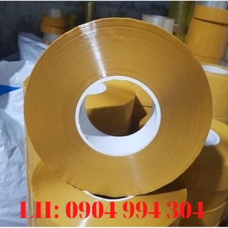 Băng dính dán thùng Hpmax Loại 1kg Lõi mỏng (Bán theo cuộn)