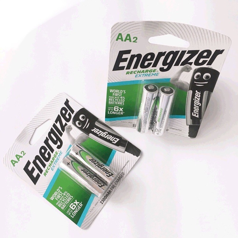 Pin Sạc AA Energizer Dung Lượng Cao 2.300 mAh Vỉ 2 Viên