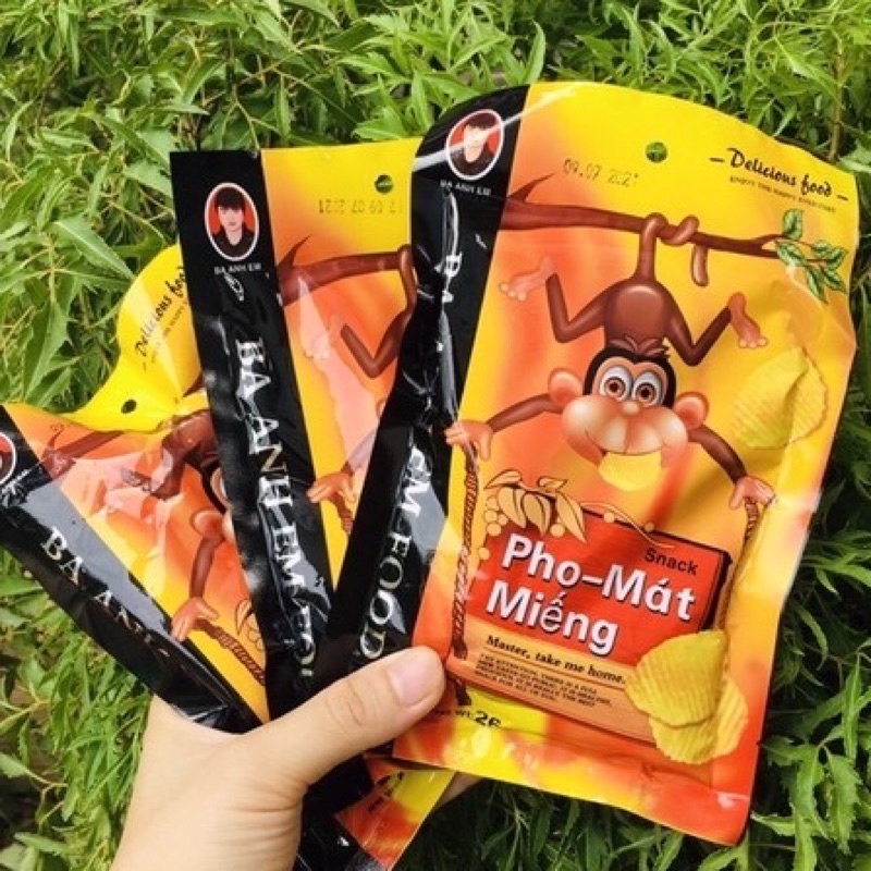 Snack pho-mát miếng (lẻ 1 gói)