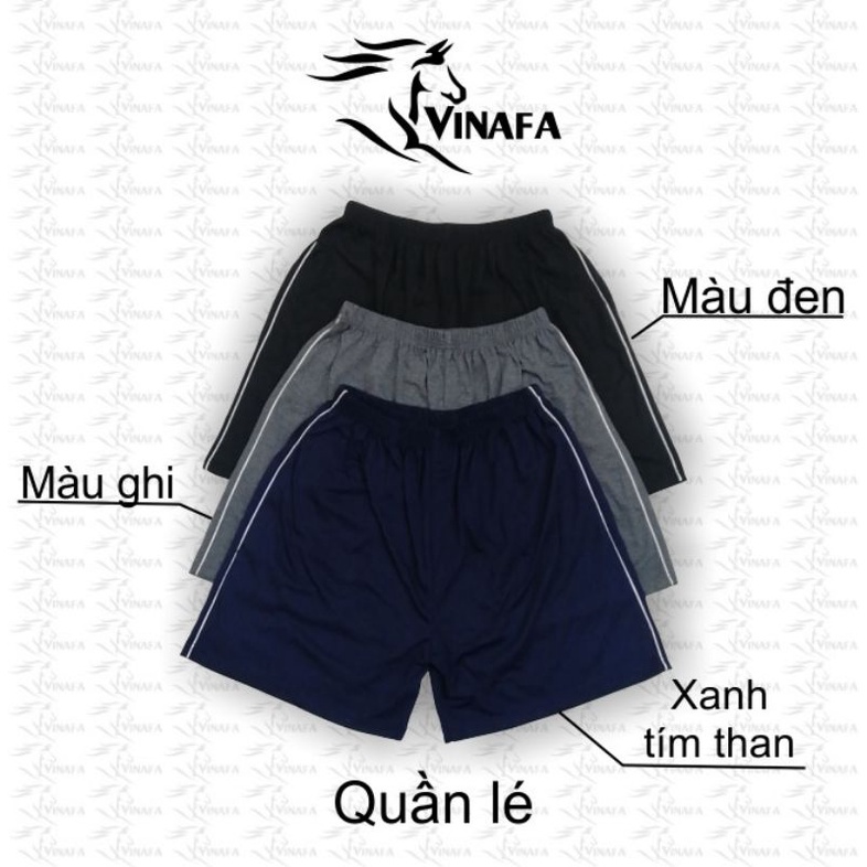 Quần đùi cotton nam mặc nhà co giãn thoáng mát