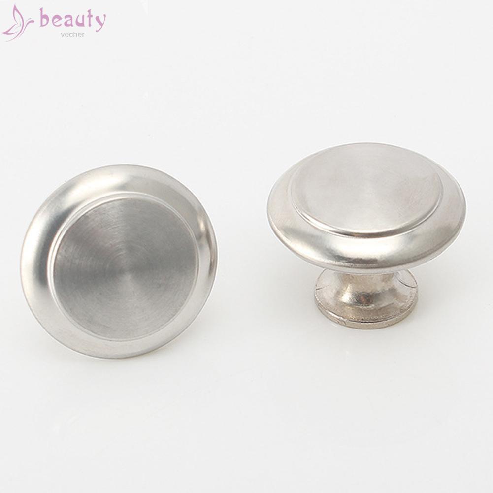 Set 12 Tay Nắm Cửa Bằng Thép Không Gỉ Màu Đen / Bạc