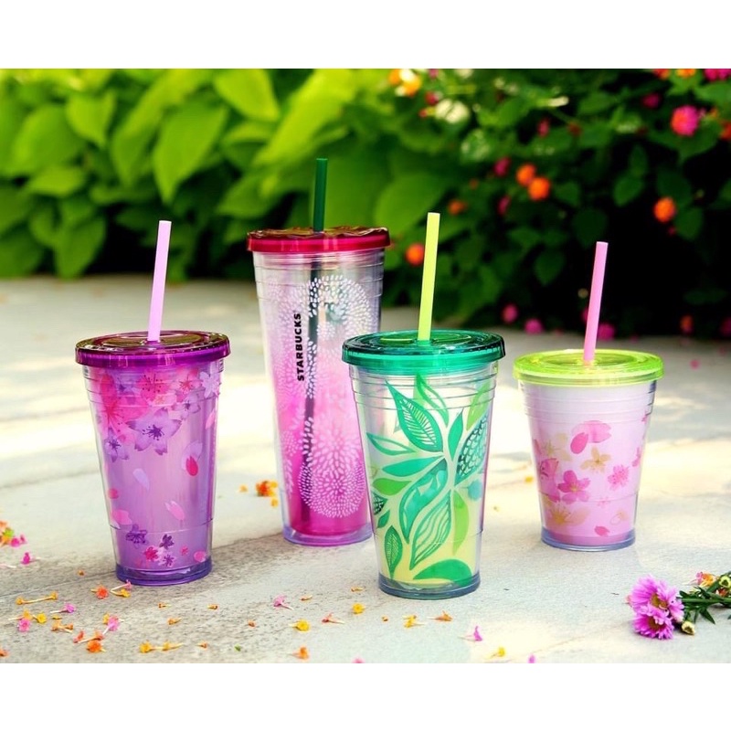 - LY NHỰA 2015 CHERRY BLOSSOM  COLD CUP 16oz