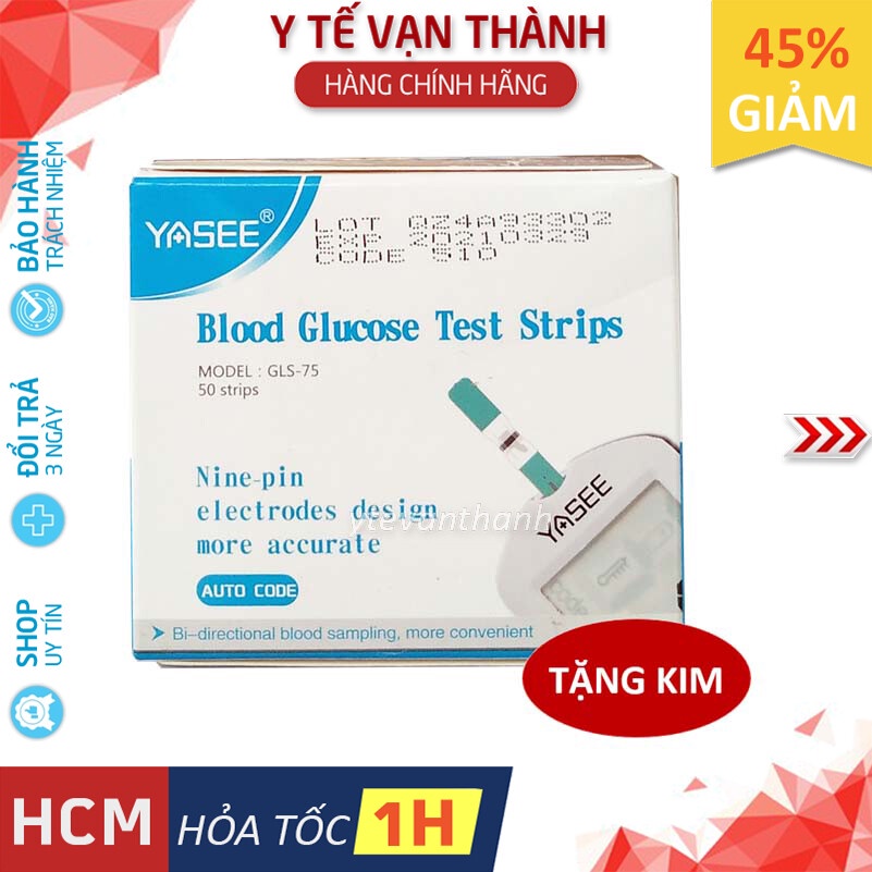 ✅ [TẶNG 50 KIM] Que Thử Đường Huyết Yasee | (Tặng Kim) -VT0659