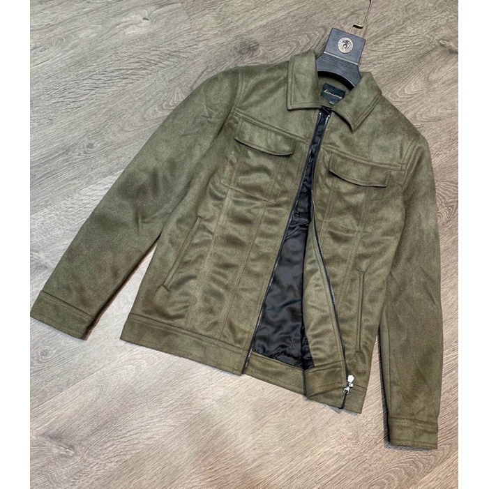 ÁO DA LỘN XANH RÊU HÀNG QC CAO CẤP XẢ KHO GIÁ SỐC