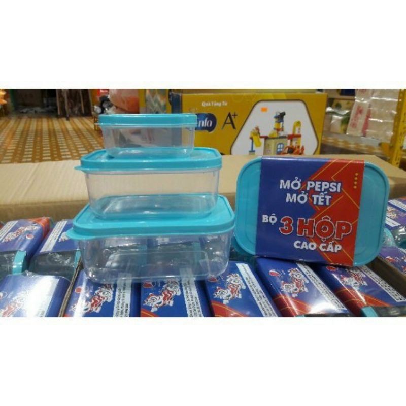 BỘ 3 HỘP QUÀ TẶNG PEPSI ( bộ 15 hộp)