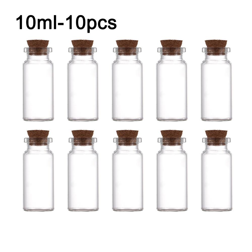 Set 1 / 10 Lọ Điều Ước Rỗng Trong Suốt Kèm Nút Bần