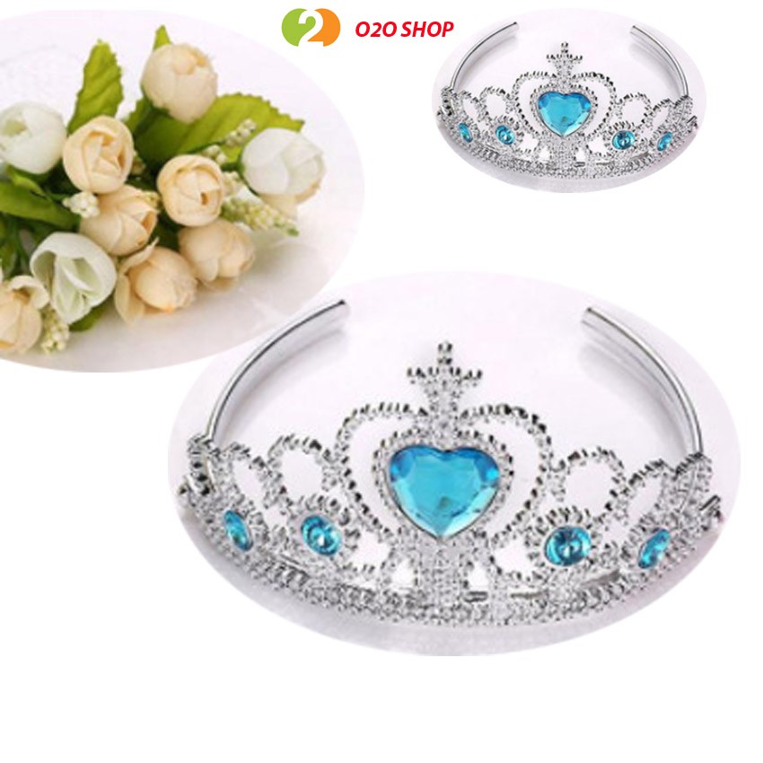 [Yêu Thích] Vương Miện Công Chúa O2O Shop Cho Bé Hóa Trang Nhân Vật Elsa Trang Phục Dự Tiệc