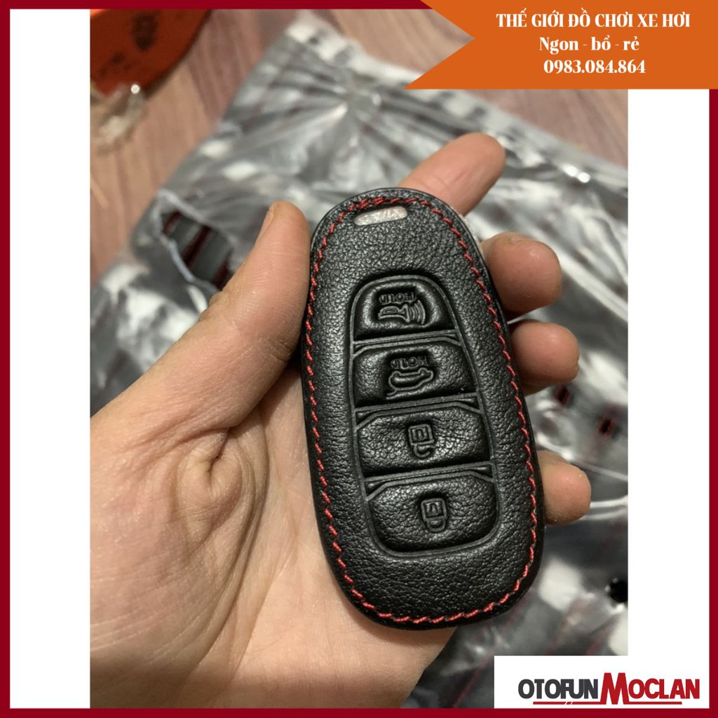 Bao da chìa khoá hyundai accent 2021 kèm móc  (tặng quà móc khóa ghi sdt tránh thất lạc)