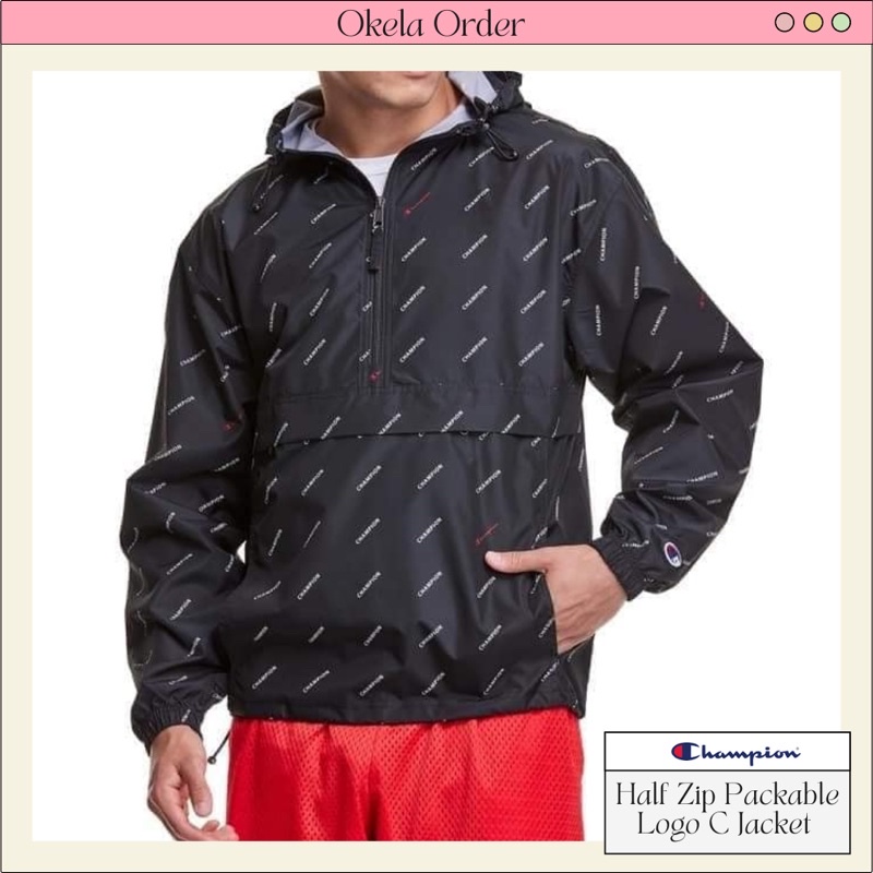 Áo khoác Jacket Champion packable chính hãng