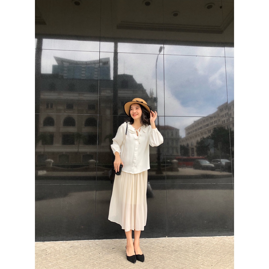 [ 26Studio ] Áo sơ mi cổ bèo Heisty shirt