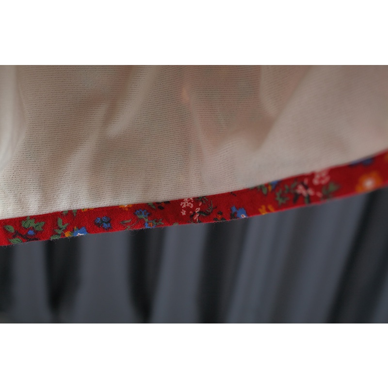 Đầm Dài Tay Thắt Nơ In Hoa Thời Trang Thu Đông Mới Cho Bé Gái