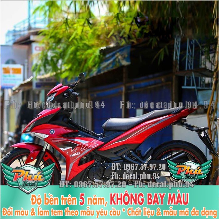 Tem rời EX 150 MX 2019 xe đỏ (P) -1