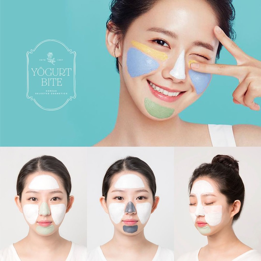 [ĐỦ BILL | Innisfree] Mặt nạ Đất sét màu Sáng da Cấp nước Kiểm soát bã nhờn Jeju Volcanic Color Clay Mask