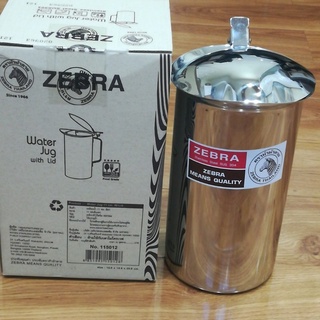 Ca đựng nước inox Zebra Thái Lan có nắp đậy 11cm 1900ml- 115012