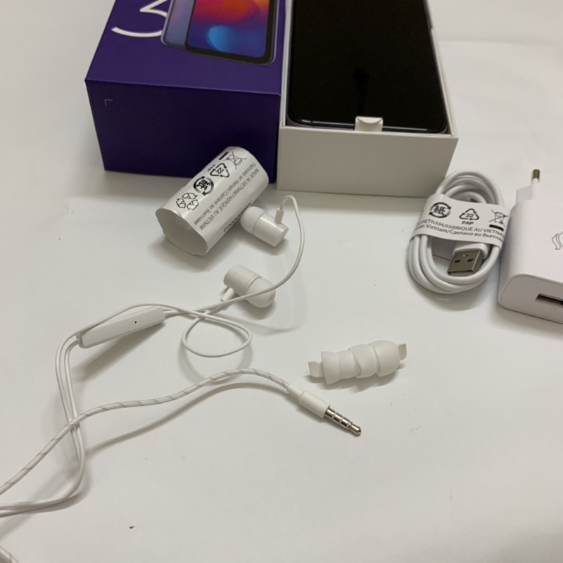 Tai nghe Vsmart Joy3_Live4_Joy4_Active3_Live_Joy2+ dây bọc dù chính hãng, Jack cắm 3.5mm
